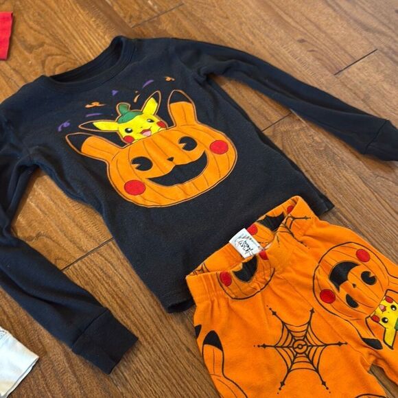 Boys 5t- 6 pajama holiday shirt bundle Roller Rabbit Pokemon Paw Patrol - Picture 9 of 12